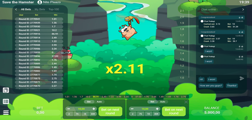 Jogo de Save the Hamster