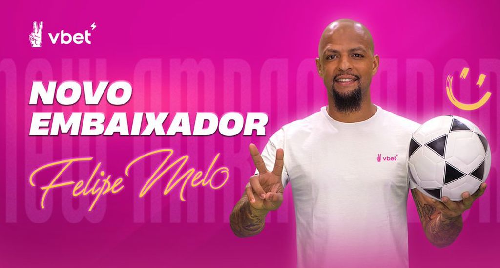 Felipe Melo é o novo embaixador da VBET